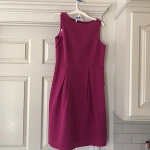 Merona berry taffeta dress